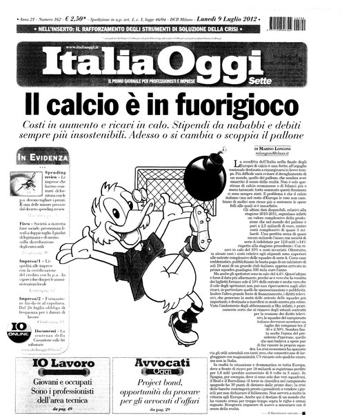 Italia oggi : quotidiano di economia finanza e politica